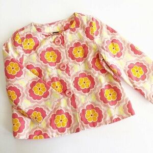 BABY GAP | Retro Inspired Floral Palm Jacket | Size 2 Years 2T